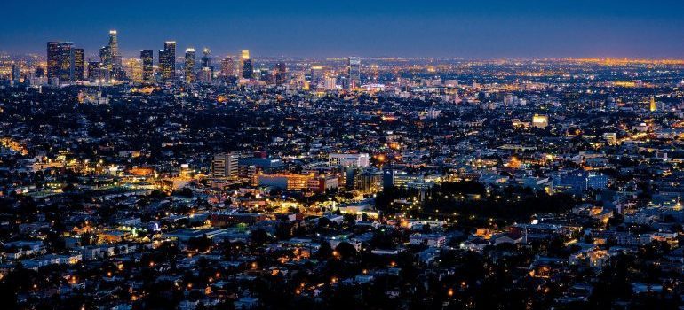 Los Angeles is included in our local moving services