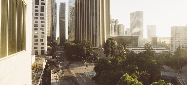 Picture of downtown Los Angeles