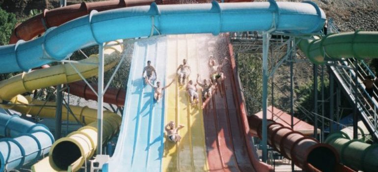people sliding down as one of the things to do in San Dimas