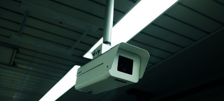 CCTV as one of the qualities to look for in a storage unit.