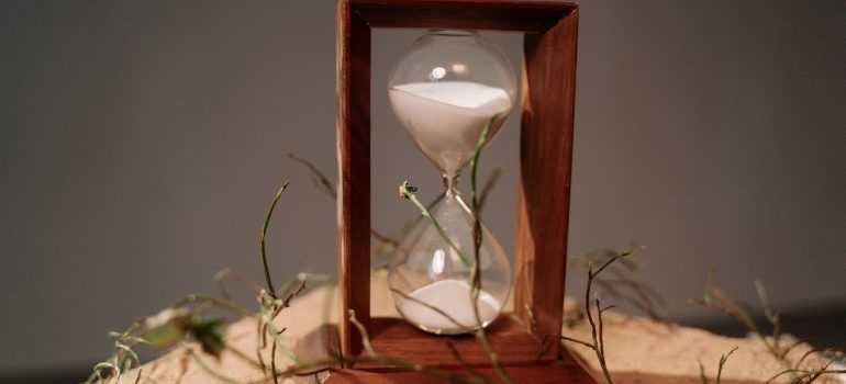 A sand clock